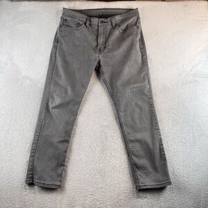 Levi's 511 Jeans Men's 36X29 (fits 34x27) Gray Slim Straight Pants Denim